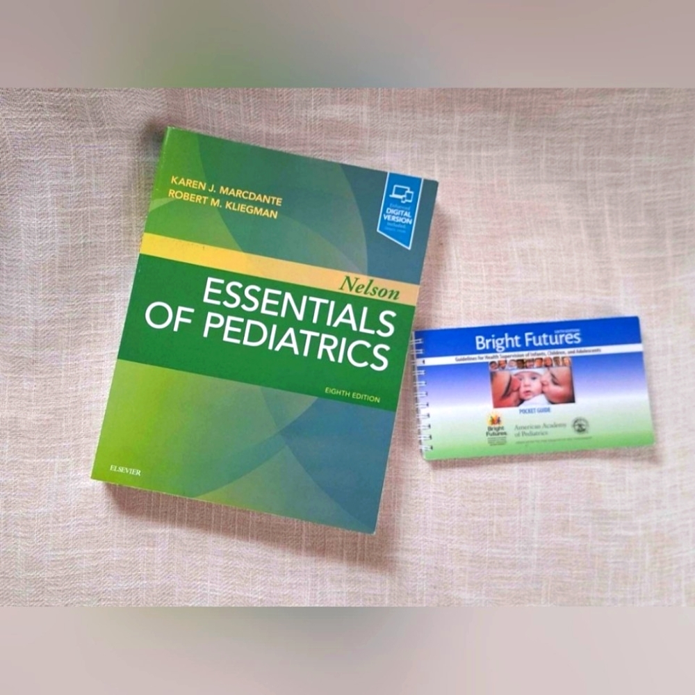 APP (PA/NP) Essentials of Pediatrics (8th ed) and Bright Futures pocket guide.